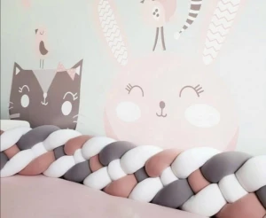 Wysoki ochraniacz warkocz dla dziewczynki