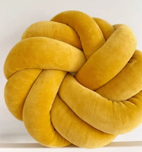 Poduszka supeł gwiazda - Welur