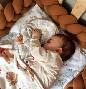 Ochraniacz warkocz 3-pasmowy - boho