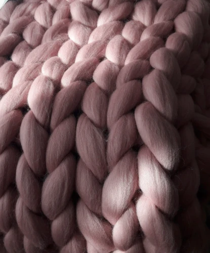 Pled z wełny czesankowej 180x200 cm