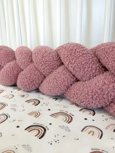 Warkocz do łóżeczka boucle 3 - pasmowy