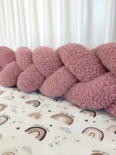 Warkocz do łóżeczka boucle 3 - pasmowy