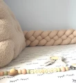 Zawieszka do Smoczka warkocz beż