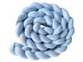 Ochraniacz warkocz boucle błękitny baby Blue