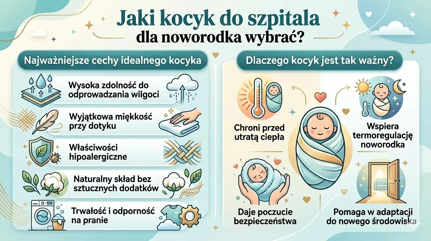 Jaki kocyk do szpitala dla noworodka wybrać?