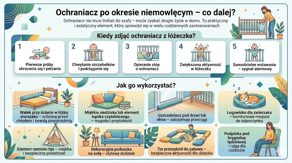 Ochraniacz po okresie niemowlęcym - co dalej?